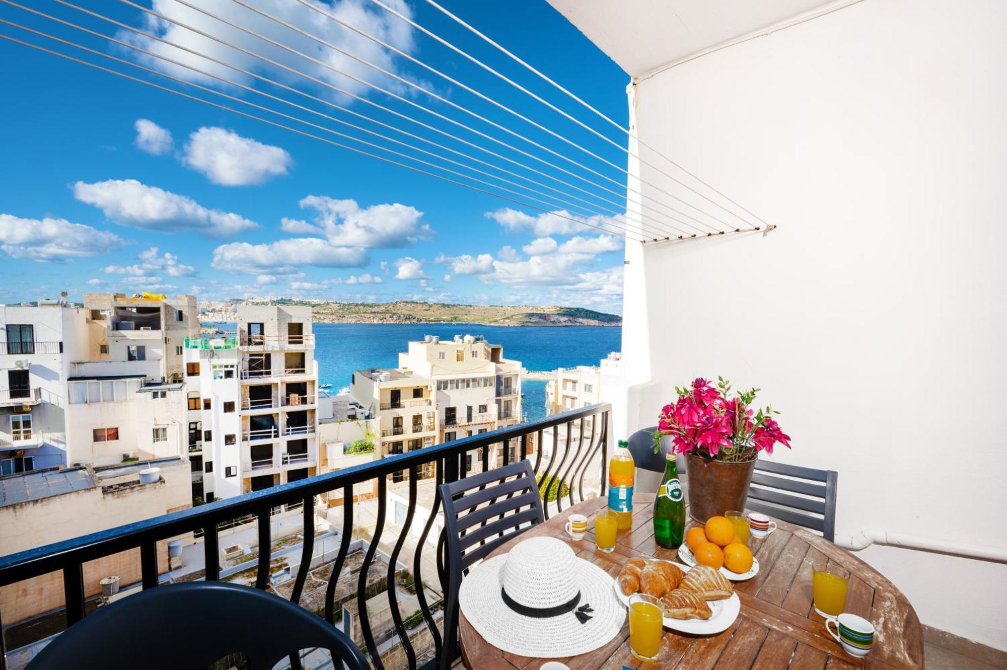 Seashells Apartments With Terrace, Just Off The Seafront In Bugibba - By Getawaysmalta San Pawl il-Baħar Zewnętrze zdjęcie